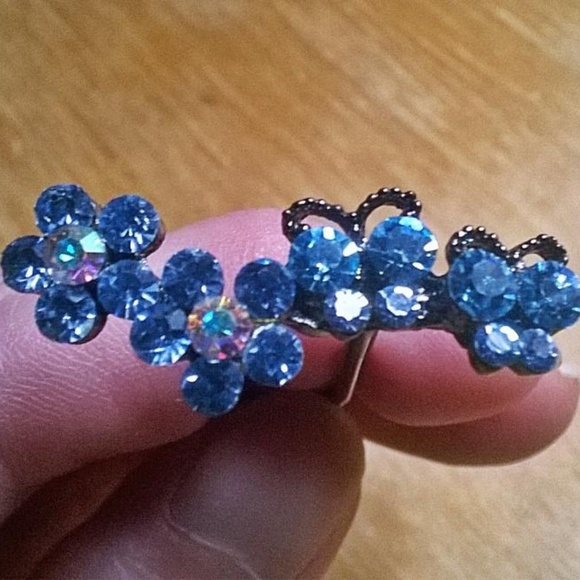 3 Hair Sticks with Swarovski Crystals main image 4